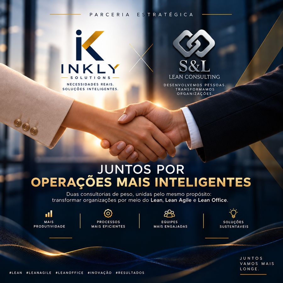 Parceria estratégica S&L Lean Consulting e Inkly Solutions